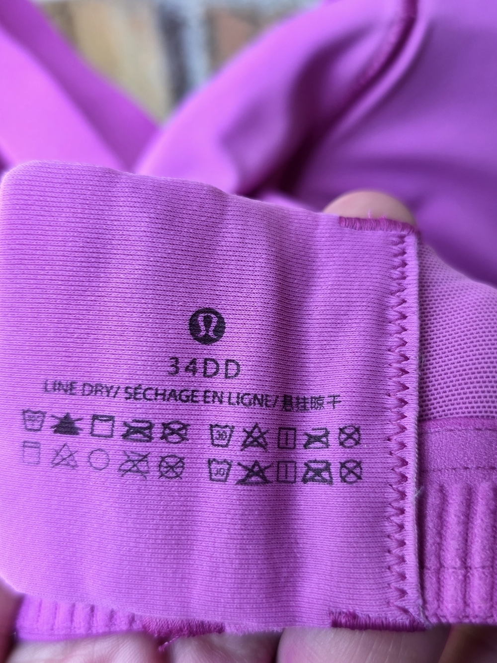 lululemon athletica Bright Magenta Crossback Sports Bra - Picture 8 of 8